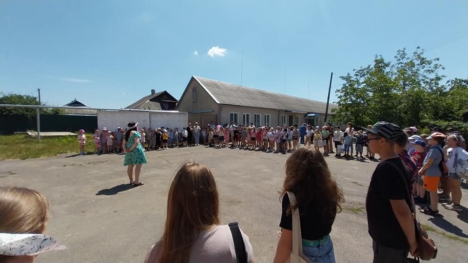 Урочисте закриття пришкільного табору